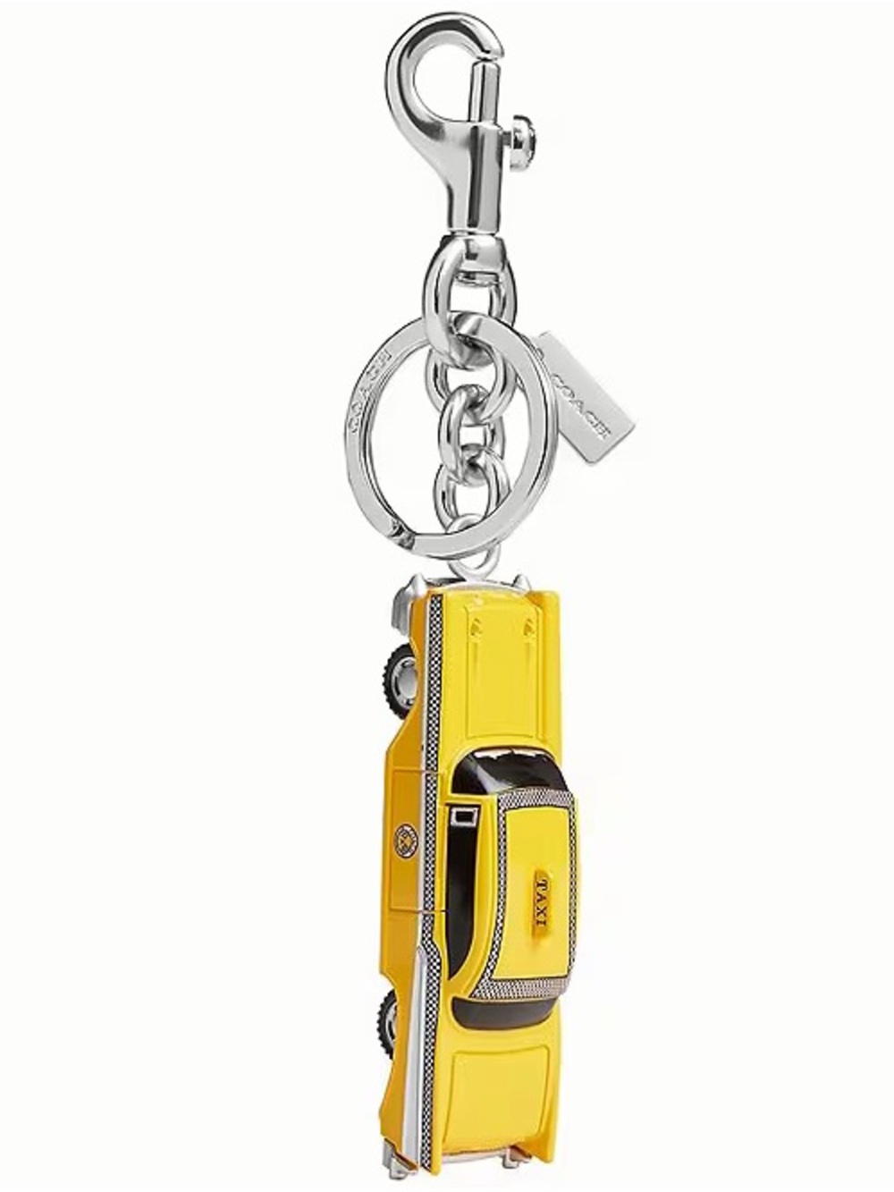 Coach Taxi Car Keychain